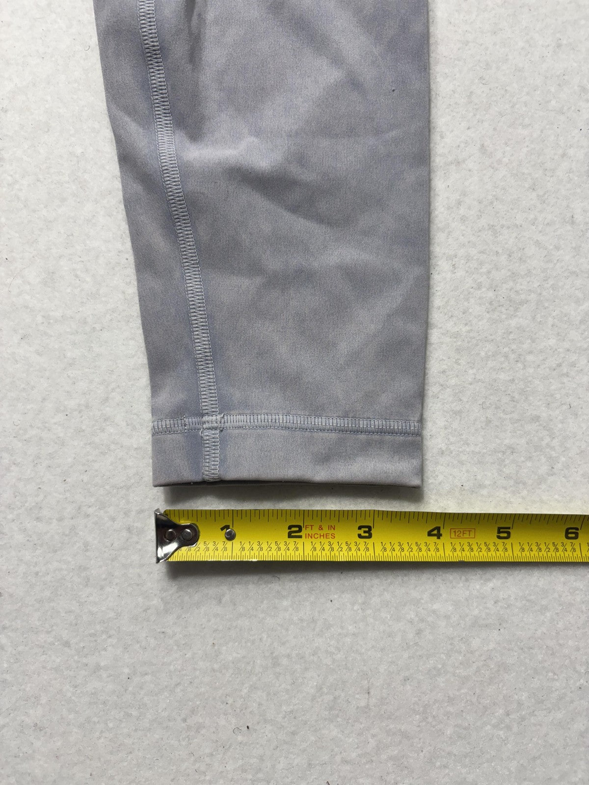 Lululemon Leggings Womens 6 Gray High Rise 27.5" Inseam Ankle Yoga Stretch Knit