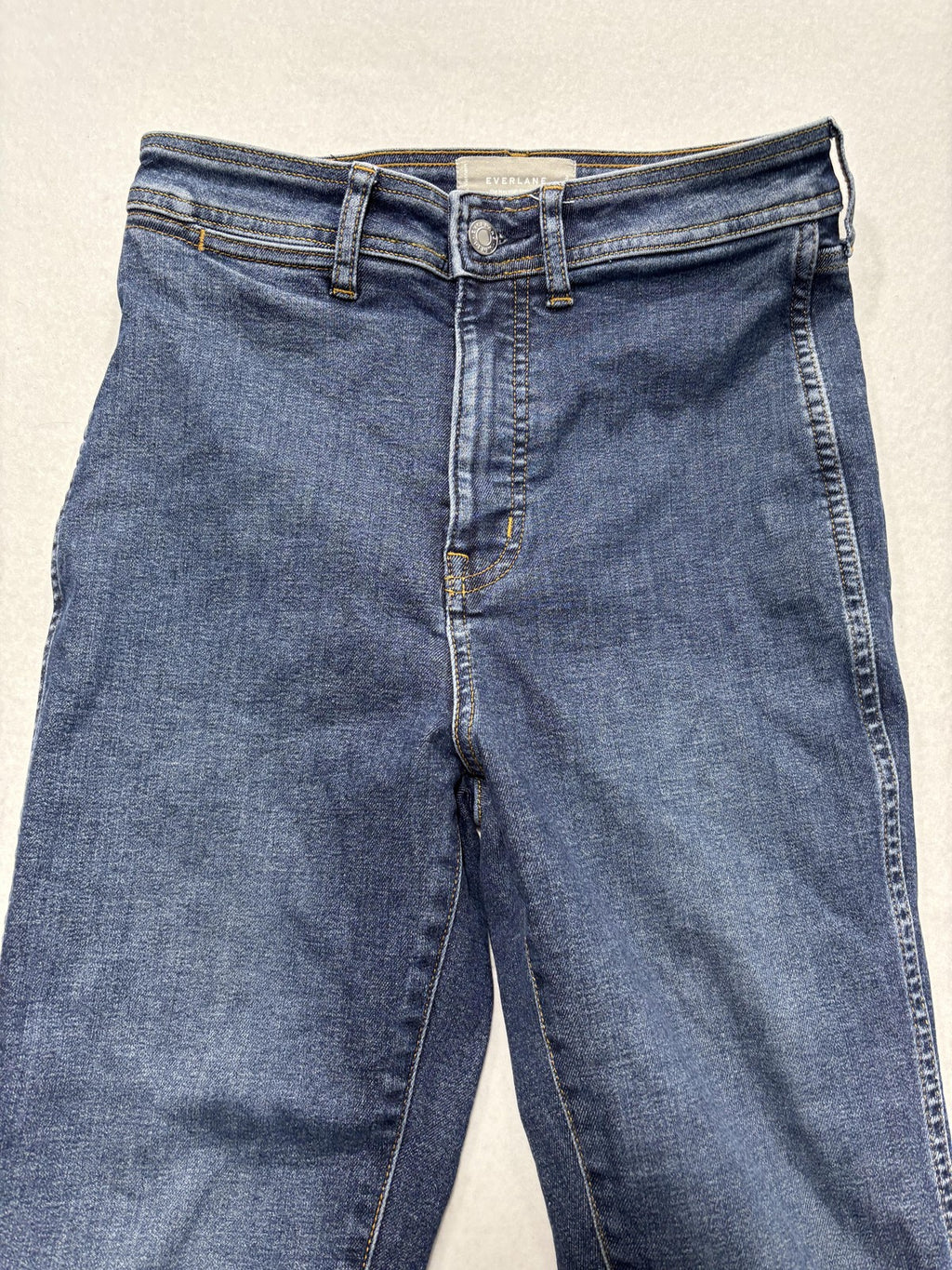 Everlane Way High Skinny Jeans Womens 28 Blue Medium Wash Stretch 28x28.5
