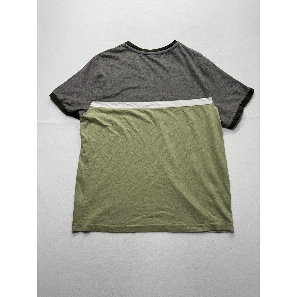 Michael Kors Shirt Mens Large Multicolor Colorblock Ringer T-Shirt Short Sleeve