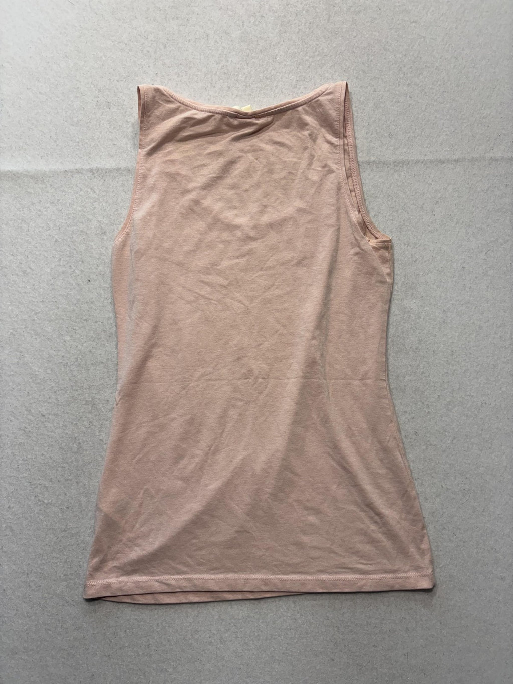 H&M Tank Top Womens M Pink Scoop Neck Basic Jersey Stretch Casual Summer Layer