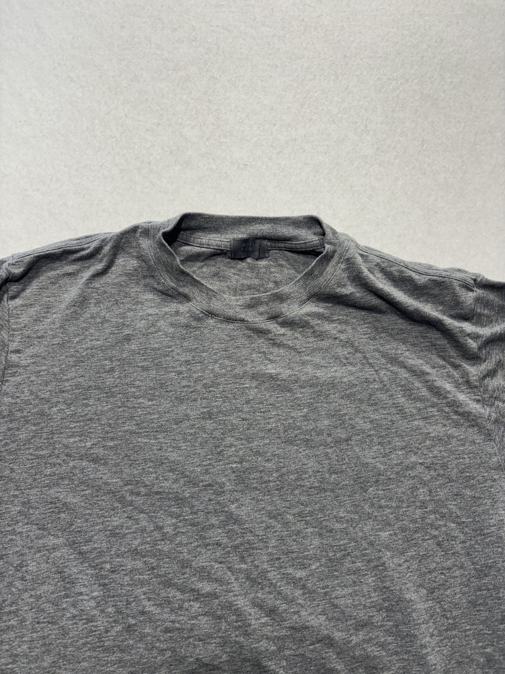 H&M Shirt Mens XS Gray Modal Long Sleeve Crew Neck Tee Lightweight Stretch