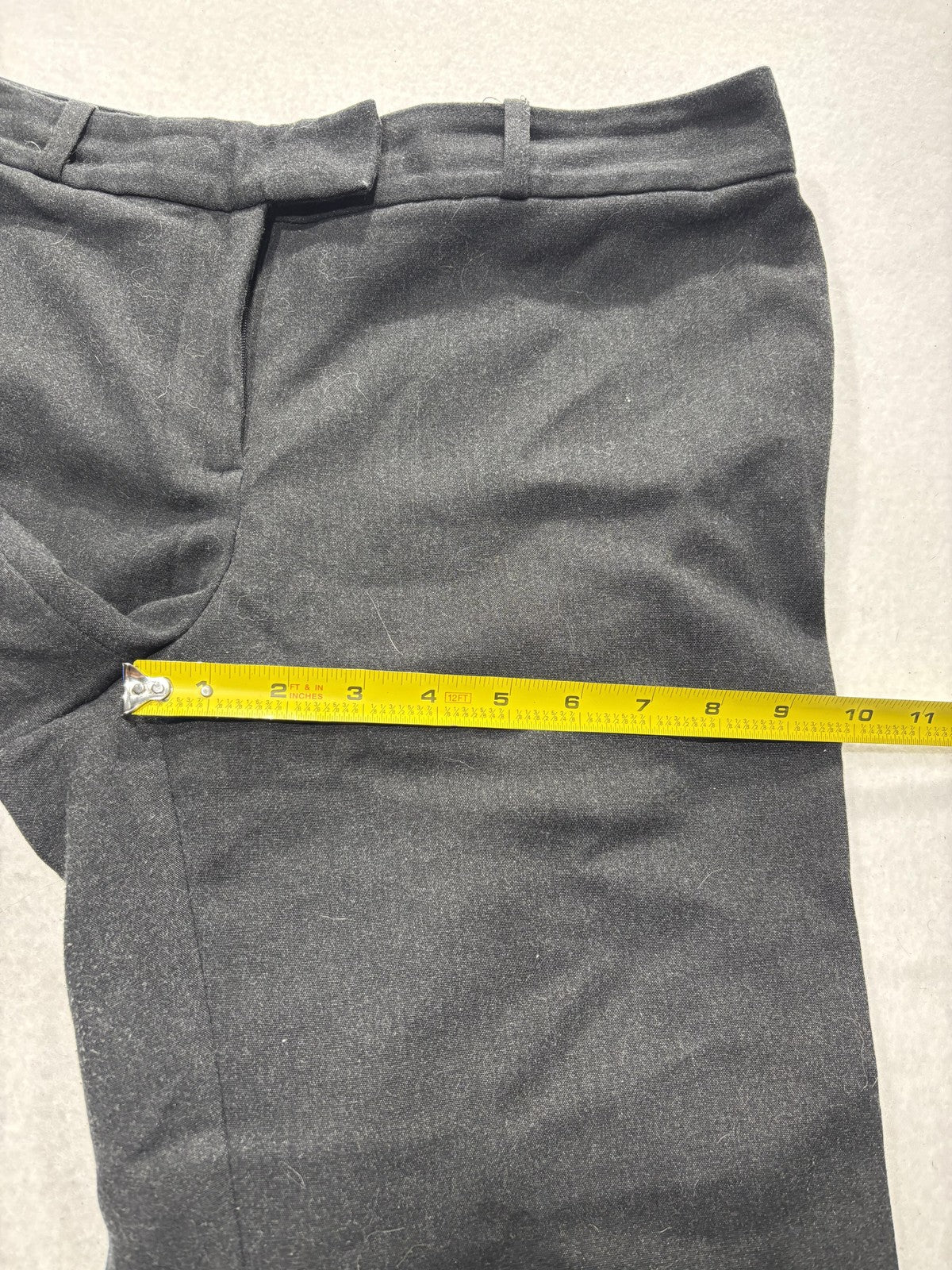 Liz Claiborne Dress Pants Womens 6 Gray Emma Classic Straight Leg Stretch Career