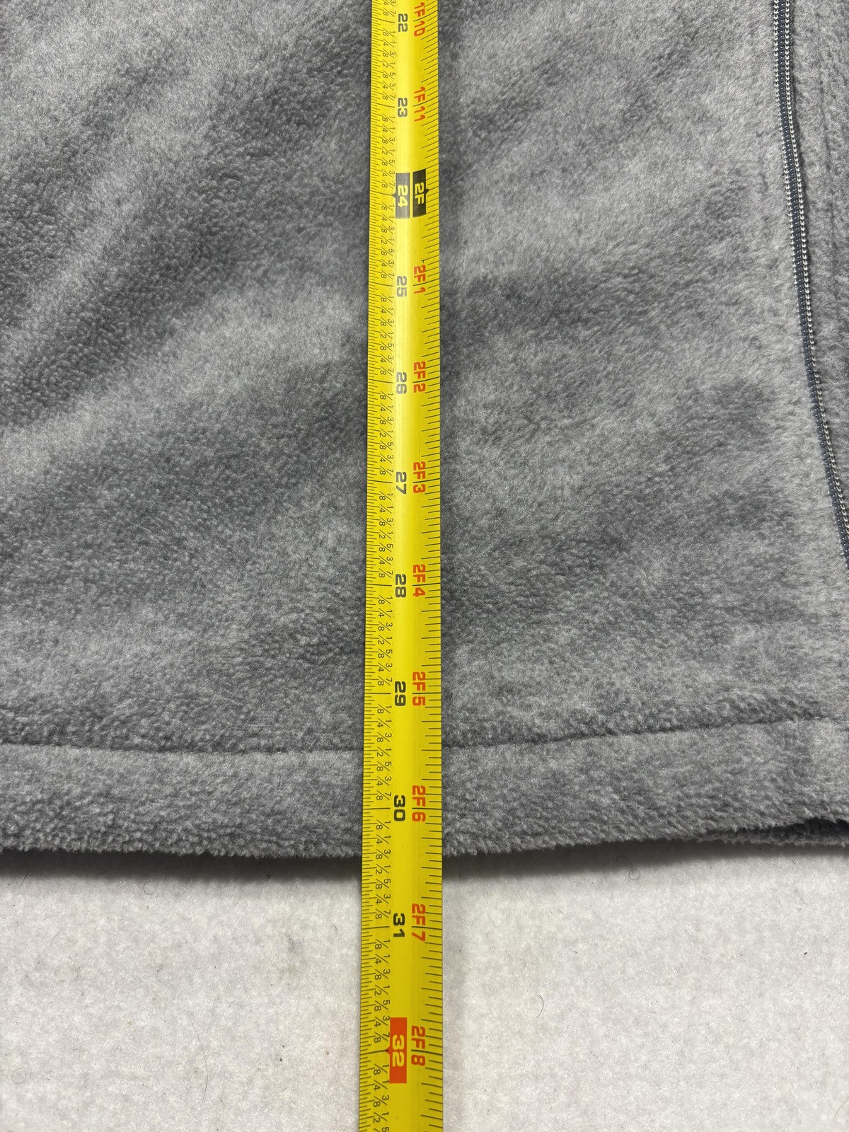 Columbia Jacket Mens 3XL Gray Fleece Full Zip Stand Collar Lightweight Outdoor