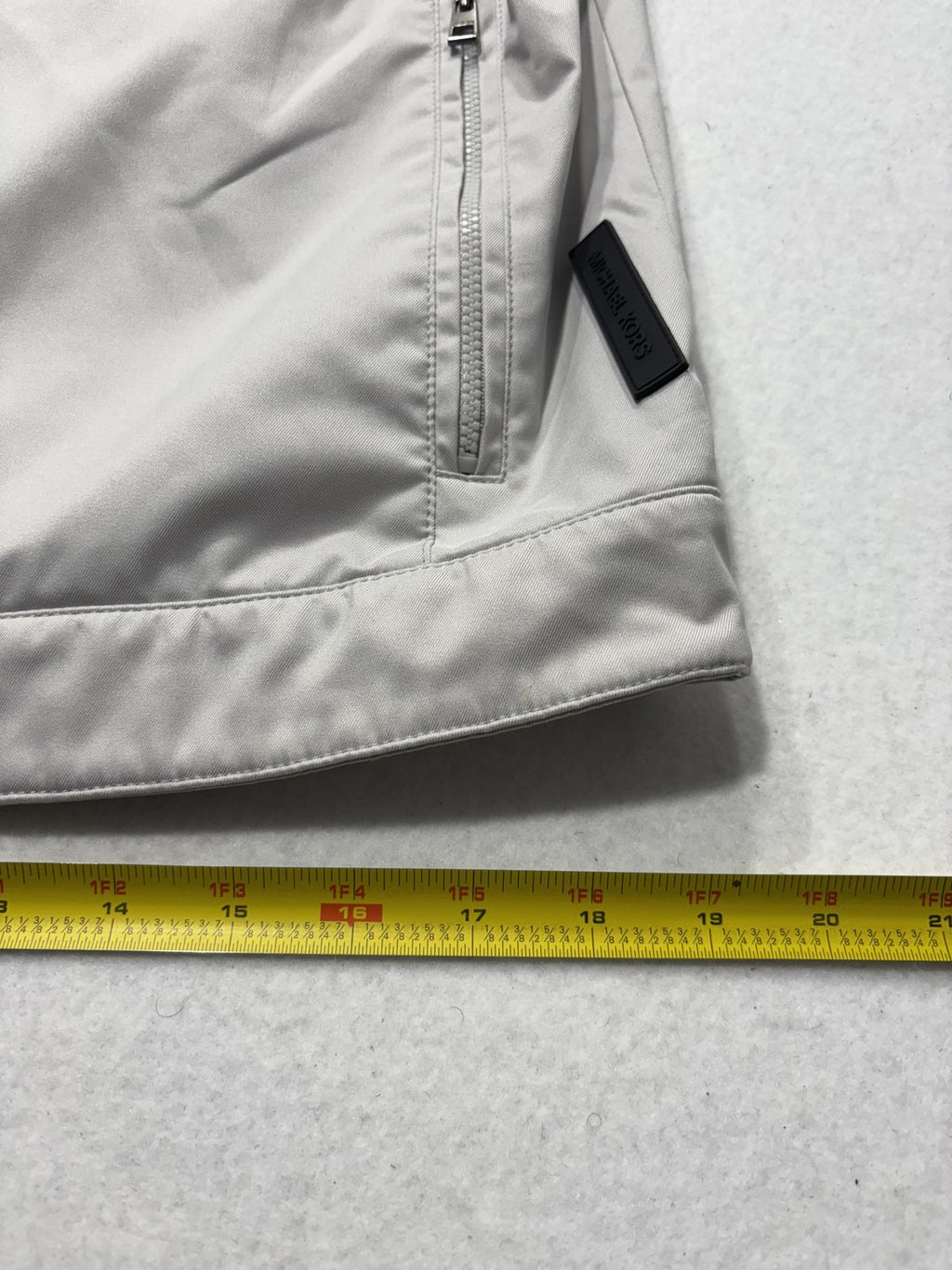 Michael Kors Jacket Mens Medium Gray Travel Engineered Full Zip Windbreaker