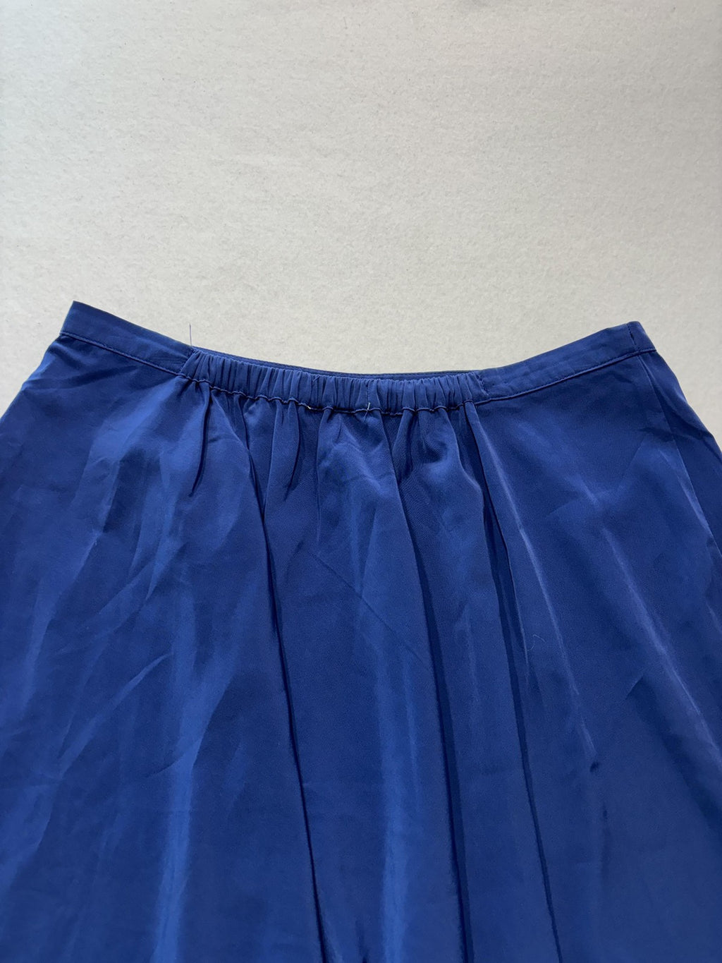 Banana Republic Skirt Womens 4 Blue Pleated Chiffon Knee Length Lined Flowy