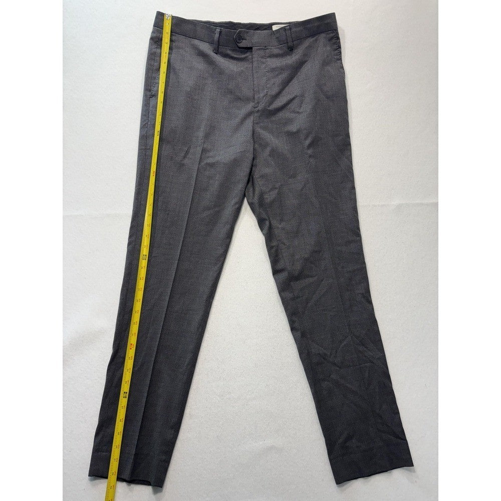 Banana Republic Dress Pants Mens 35x31 Gray Tailored Slim Fit Office Work
