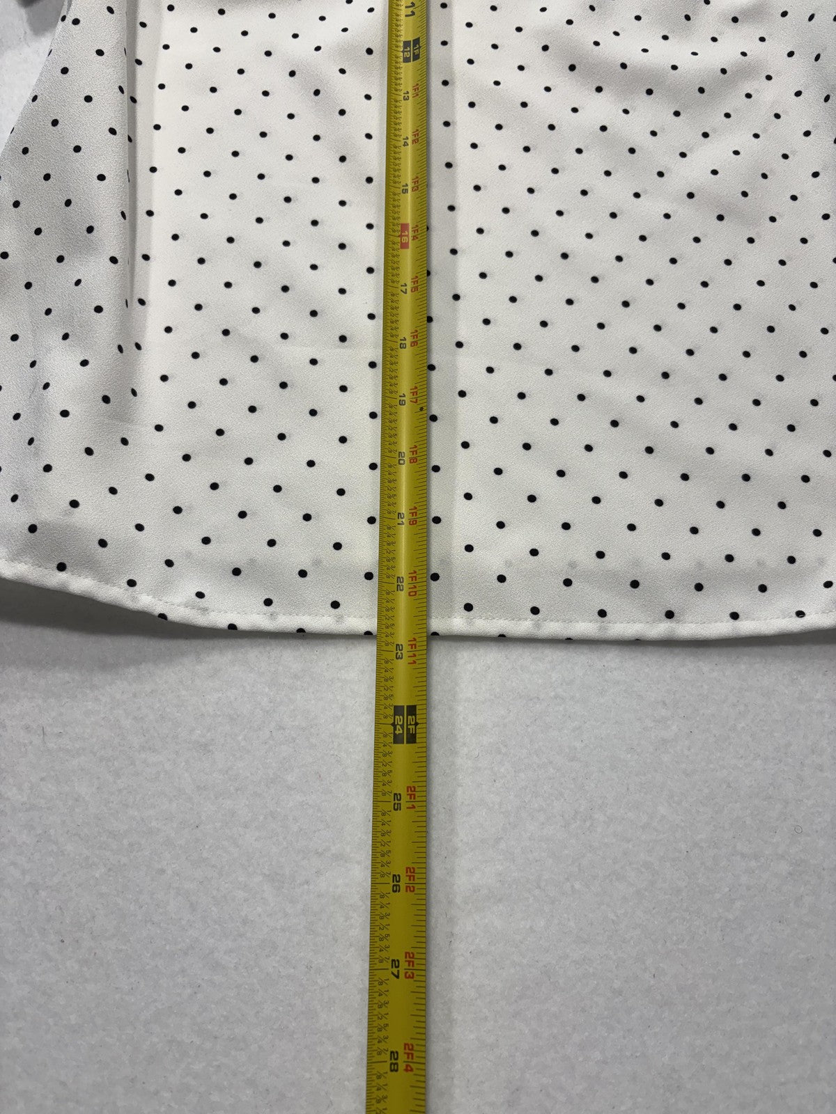 Banana Republic Blouse Womens S Petite White Polka Dot Boatneck Short Sleeve Top