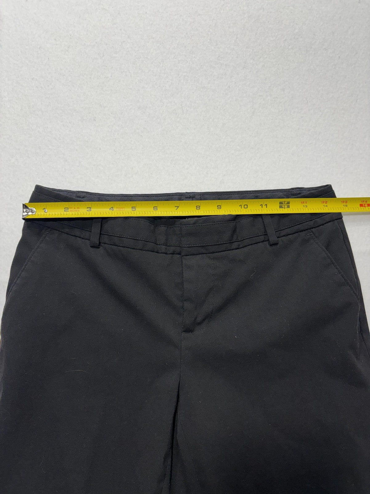 Banana Republic Dress Pants Womens 2R Black Martin Fit Classic Twill Work Career