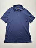 Banana Republic Polo Shirt Mens Large Blue Short Sleeve Jersey Regular Fit