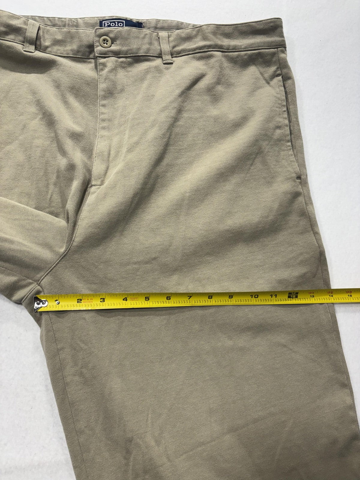 Polo Ralph Lauren Chino Pants Mens 42x30 Beige Regular Fit Cotton Casual Work