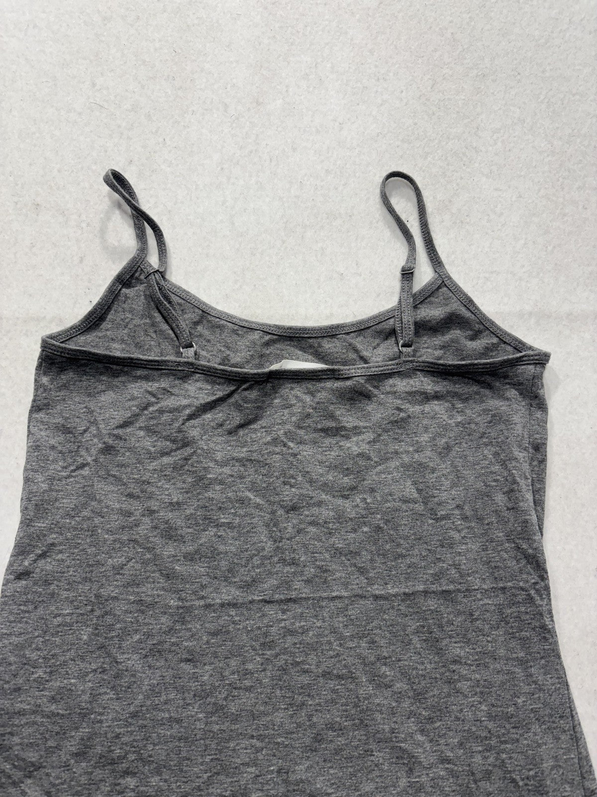 Forever 21 Tank Top Womens M Gray Camisole Adjustable Spaghetti Strap Basic