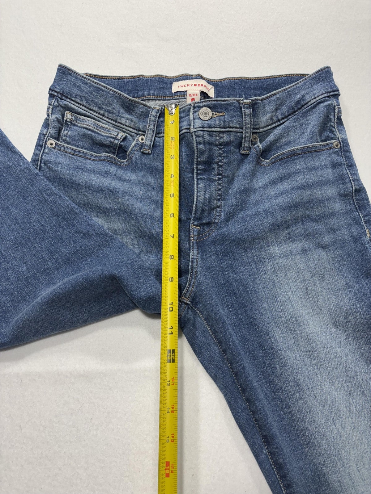 Lucky Brand Jeans Womens 10/30 Blue Medium Wash Ava Mid Rise Skinny 30x29