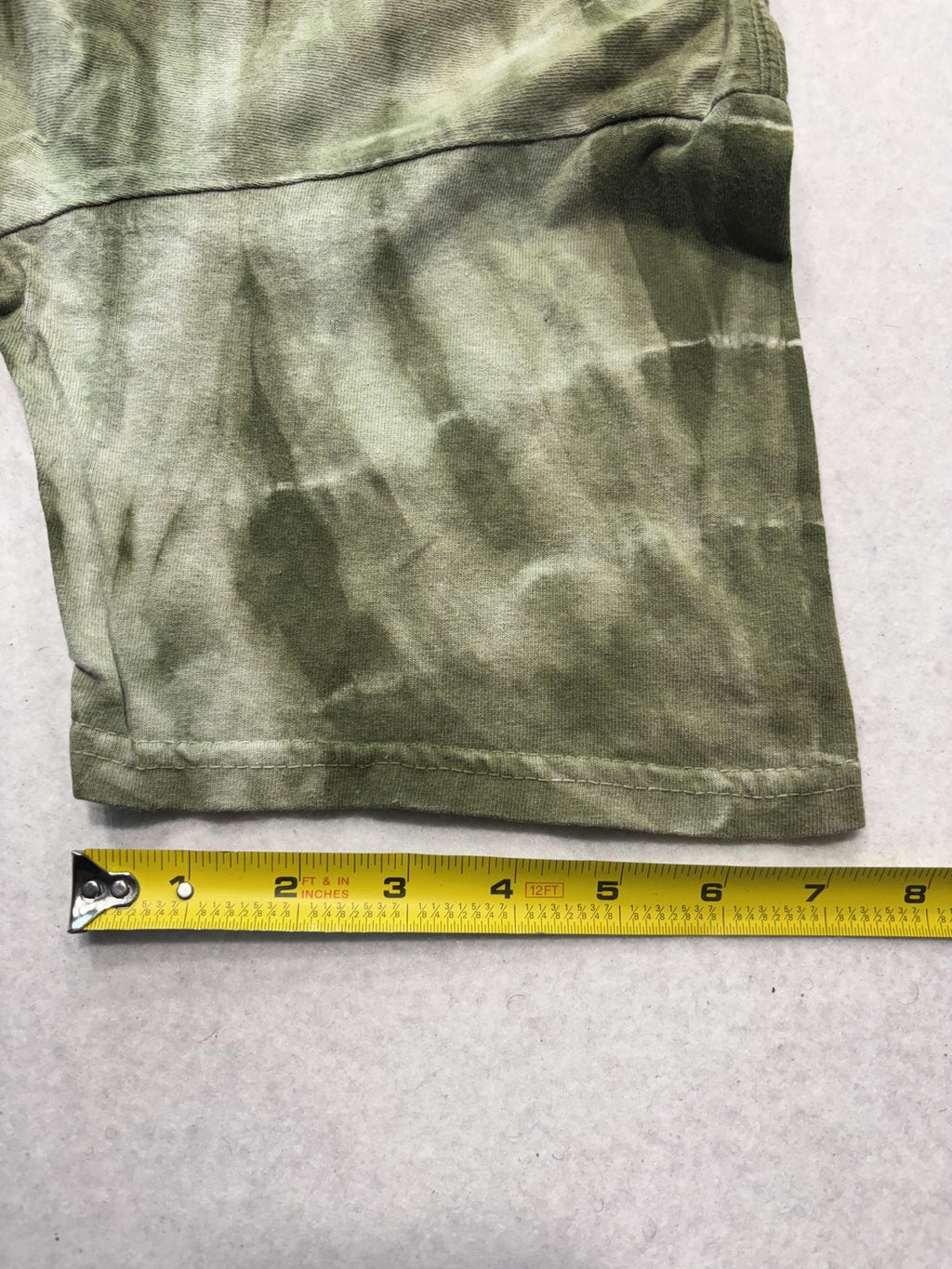 The Hundreds Shirt Mens Medium Green Tie Dye World On Fire Double Sided Graphic