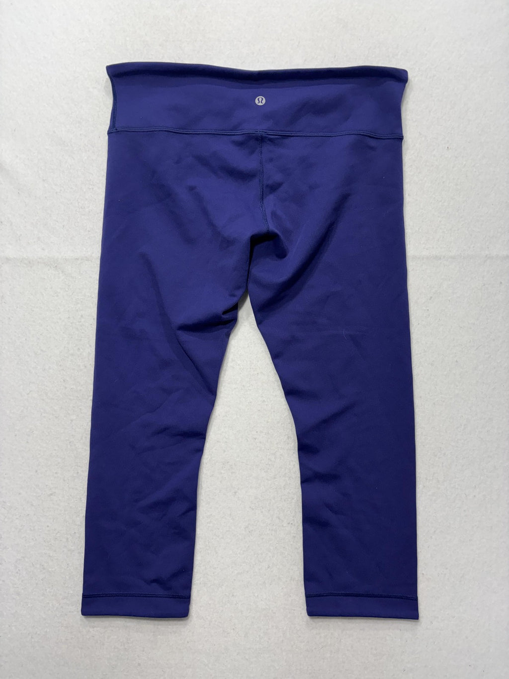 Lululemon Leggings Womens 10 Blue High Rise 22.5" Inseam Capri Yoga Stretch