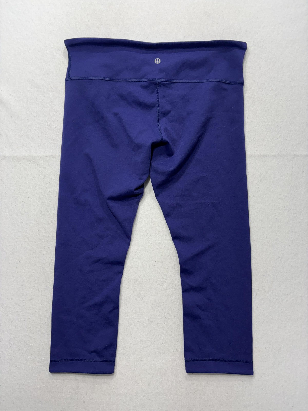 Lululemon Leggings Womens 10 Blue High Rise 22.5" Inseam Capri Yoga Stretch