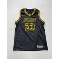 Los Angeles Lakers Jersey Boys Large Black NBA Basketball Nike LeBron James 23
