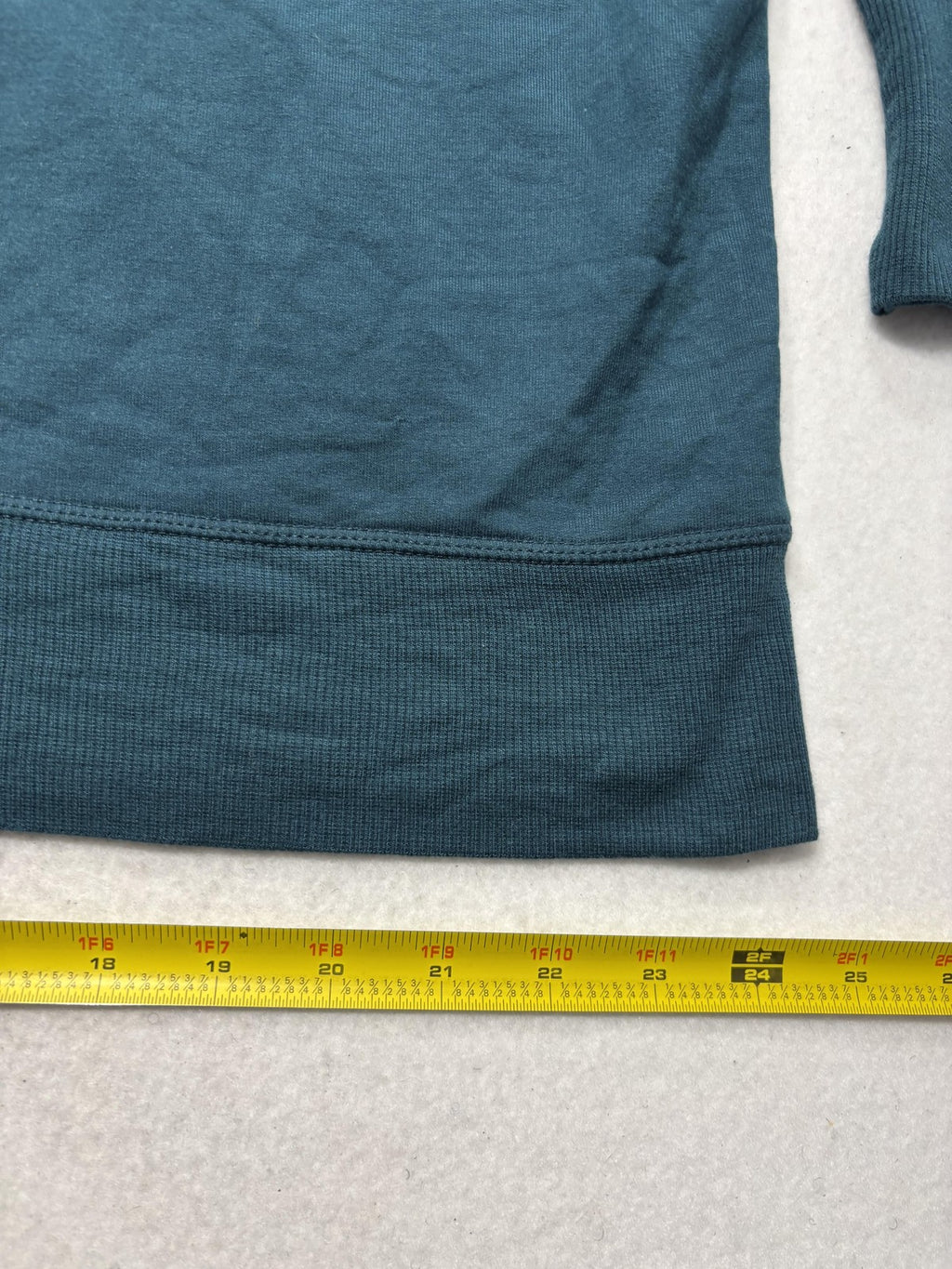 90 Degree By Reflex Tunic Sweatshirt Womens XXL Oceanic Teal Blue Fleece QB3910