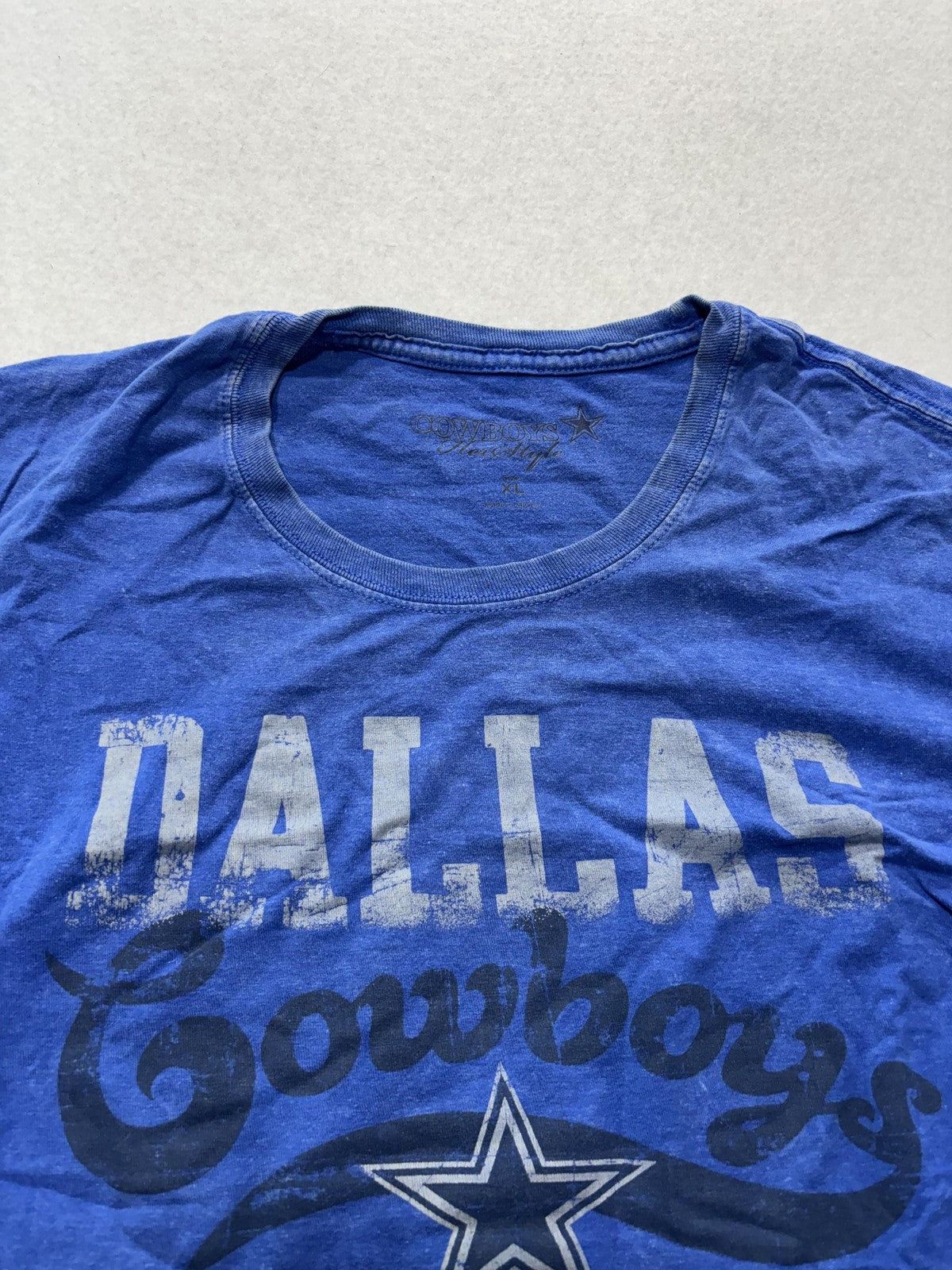 Dallas Cowboys Shirt Womens XL Blue NFL Football Cowboys Her Style DW2C2