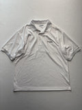 Columbia PFG Omni-Shade Polo Shirt Mens Medium White Fishing UV Protection