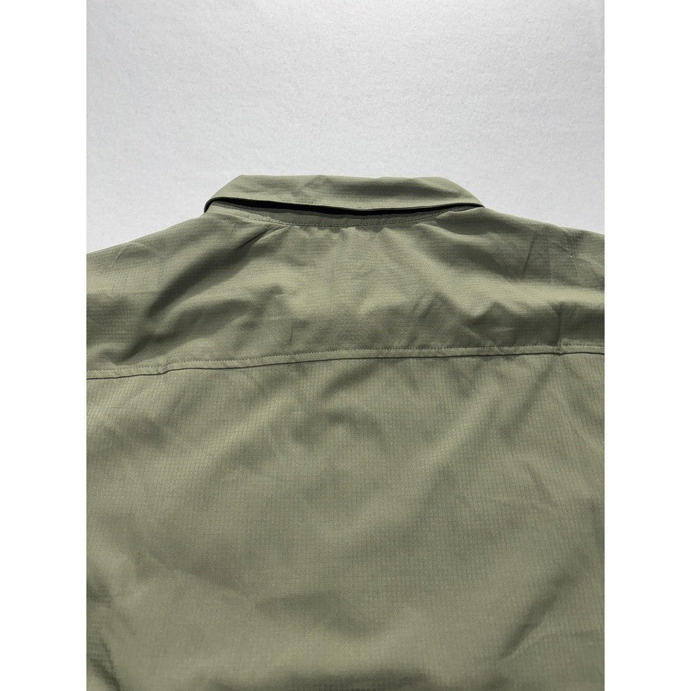 Columbia Omni-Shade Shirt Mens XL Green Long Sleeve Fishing Button Up XM2815