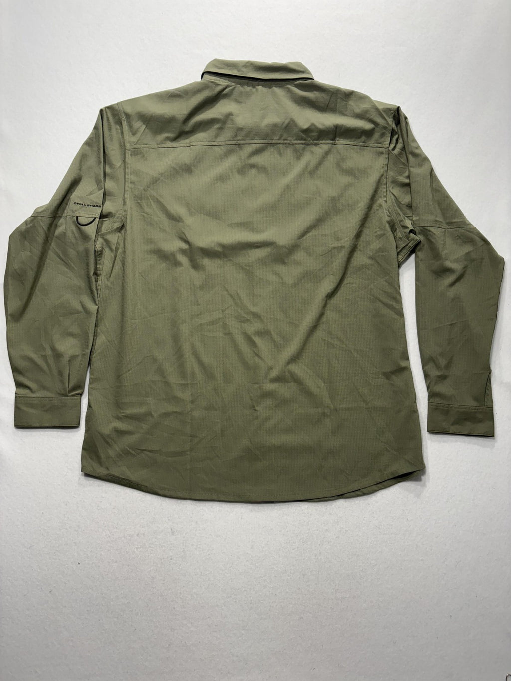 Columbia Omni-Shade Shirt Mens XL Green Long Sleeve Fishing Button Up Outdoor