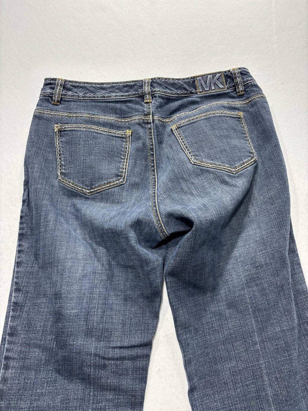 Michael Kors Jeans Womens 8P Blue Medium Wash Mid Rise Bootcut Stretch 30x30