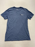 Magellan Outdoors Shirt Mens Medium Blue Hunting Dog Sunset Outdoor Graphic Tee