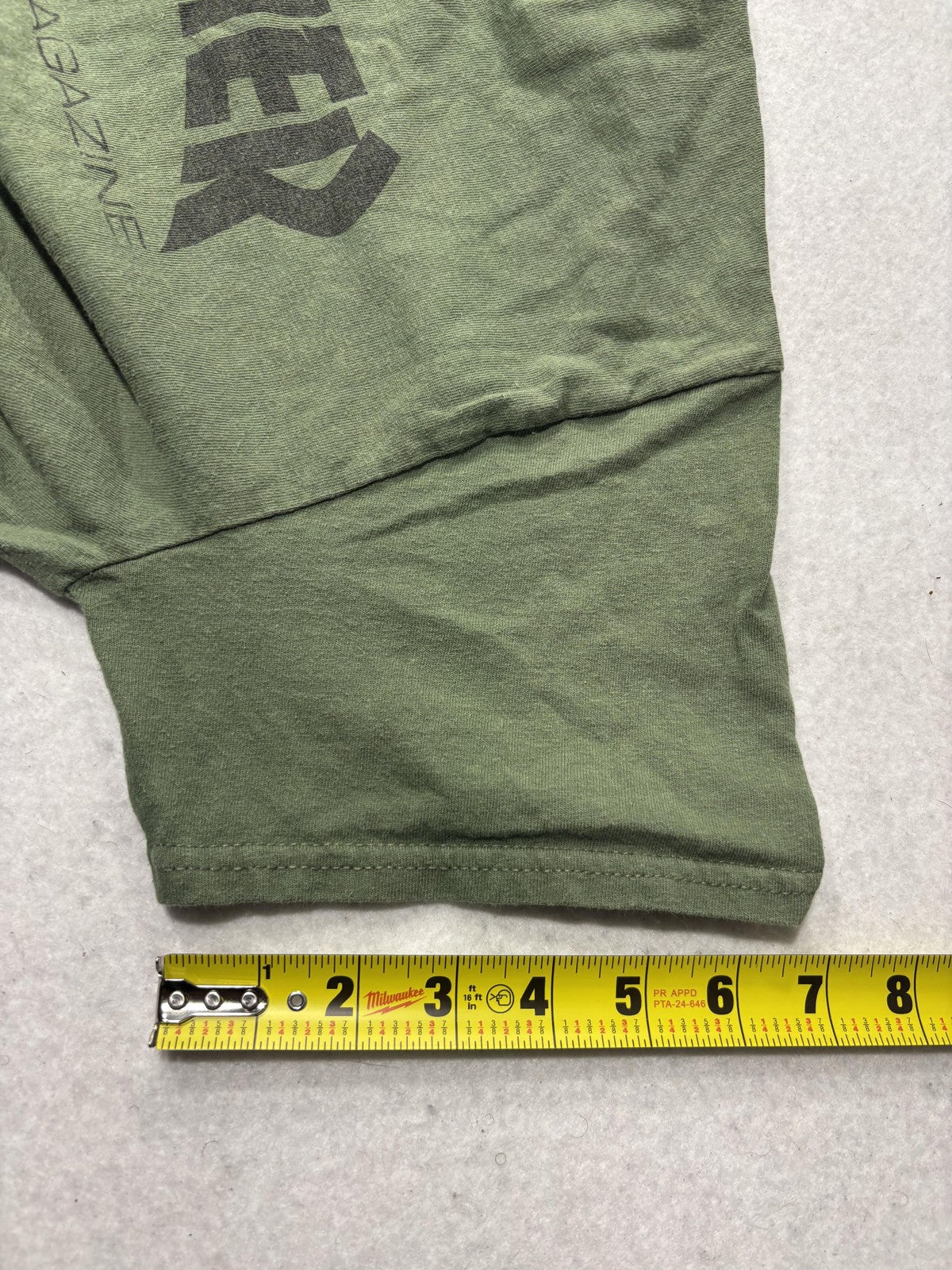 Thrasher Shirt Mens Medium Green Skateboard Magazine Logo Graphic Tee Streetwear