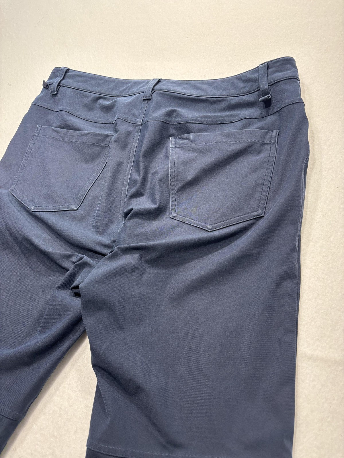 Lululemon Chino Pants Mens 34x31 Blue Slim Straight Stretch Casual Outdoor
