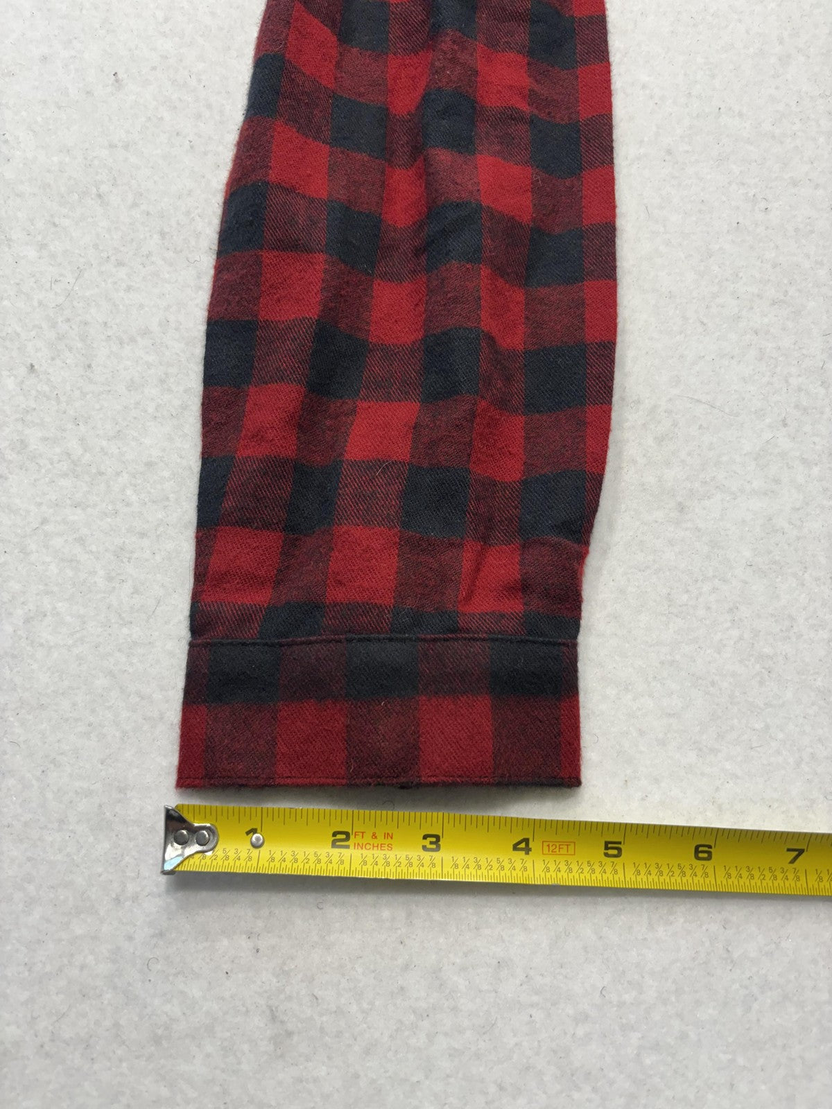 L.L. Bean Shirt Mens Medium Red Plaid Flannel Long Sleeve Button Up Casual