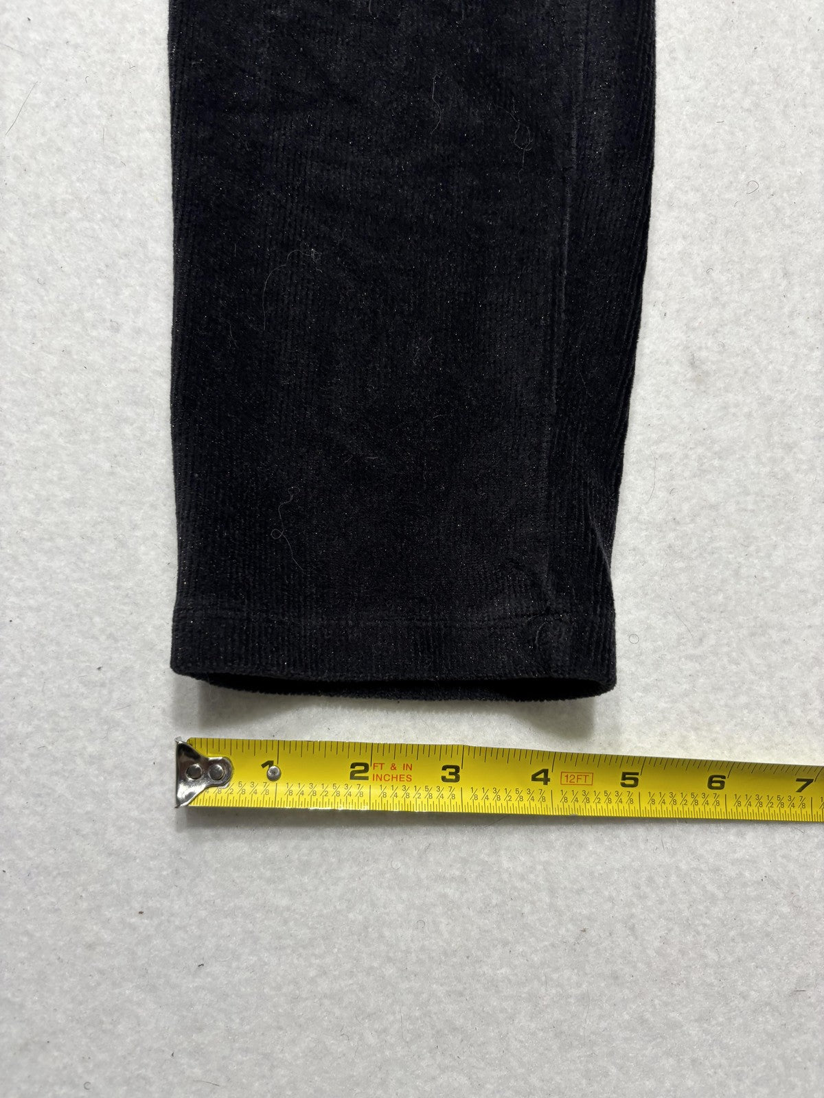 MICHAEL Michael Kors Leggings Womens Large Black Corduroy Pull On Stretch
