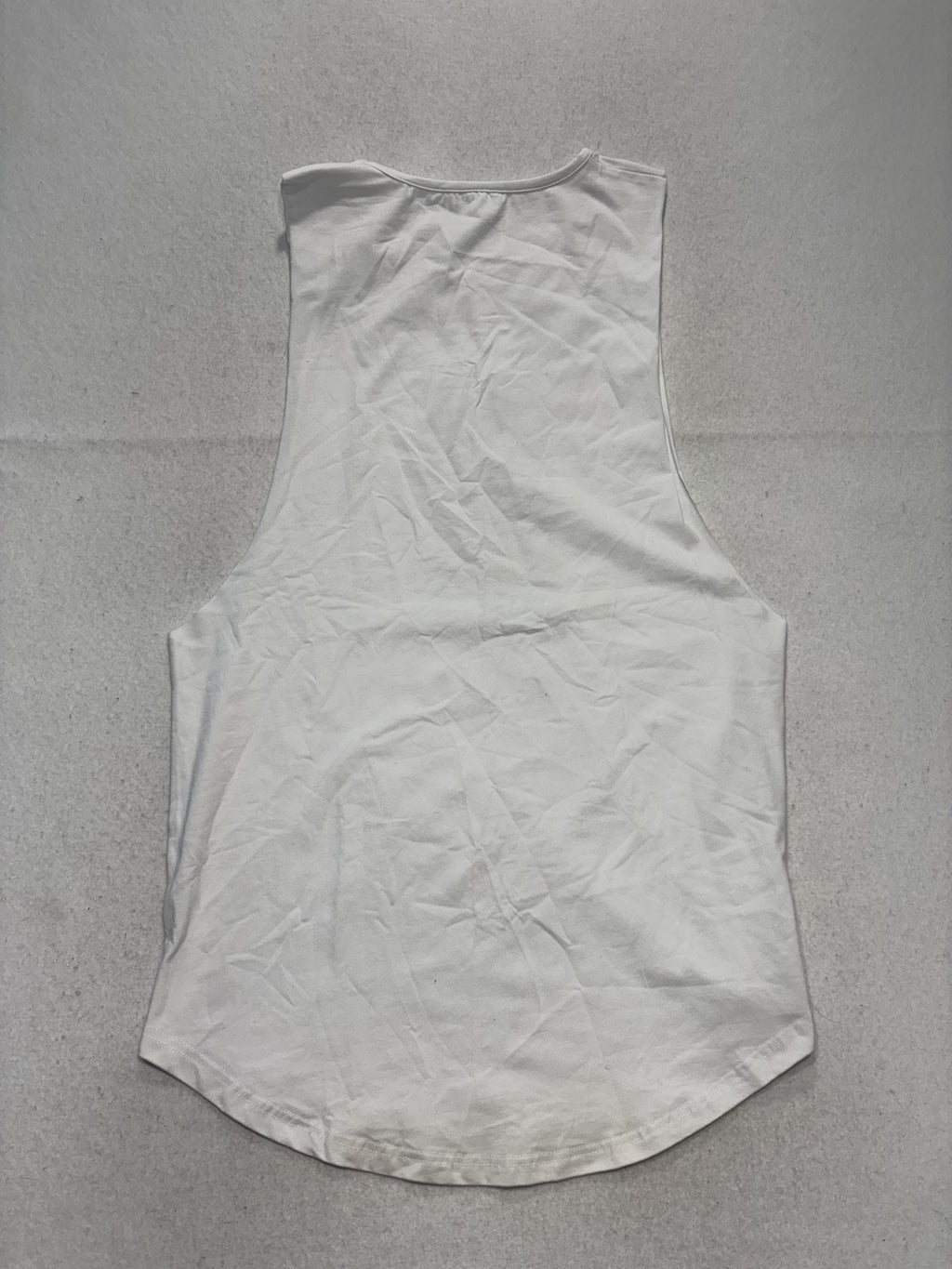 Hypr Wear Muscle Tank Mens XL White Fortitude Graphic Gym Training Athletic