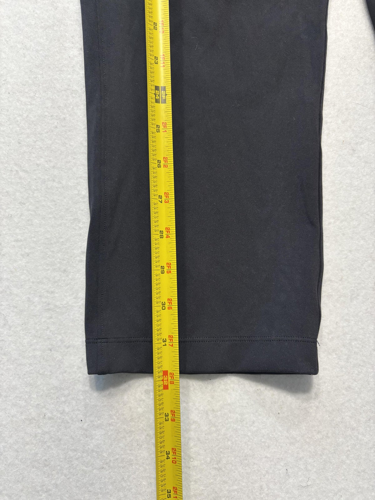 Lululemon Pants Womens 8 Black Cropped Elastic Waist Drawstring Athletic Lounge