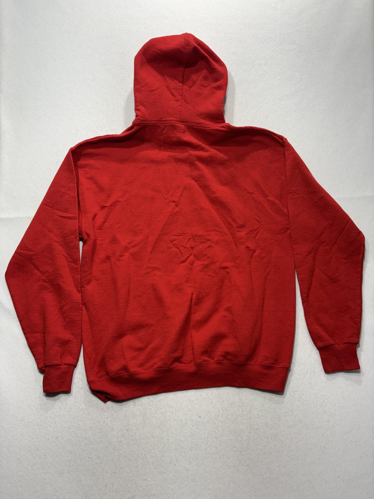 Jerzees Hoodie Mens Large Red Best Blood Donor Ever Fleece Pullover Graphic