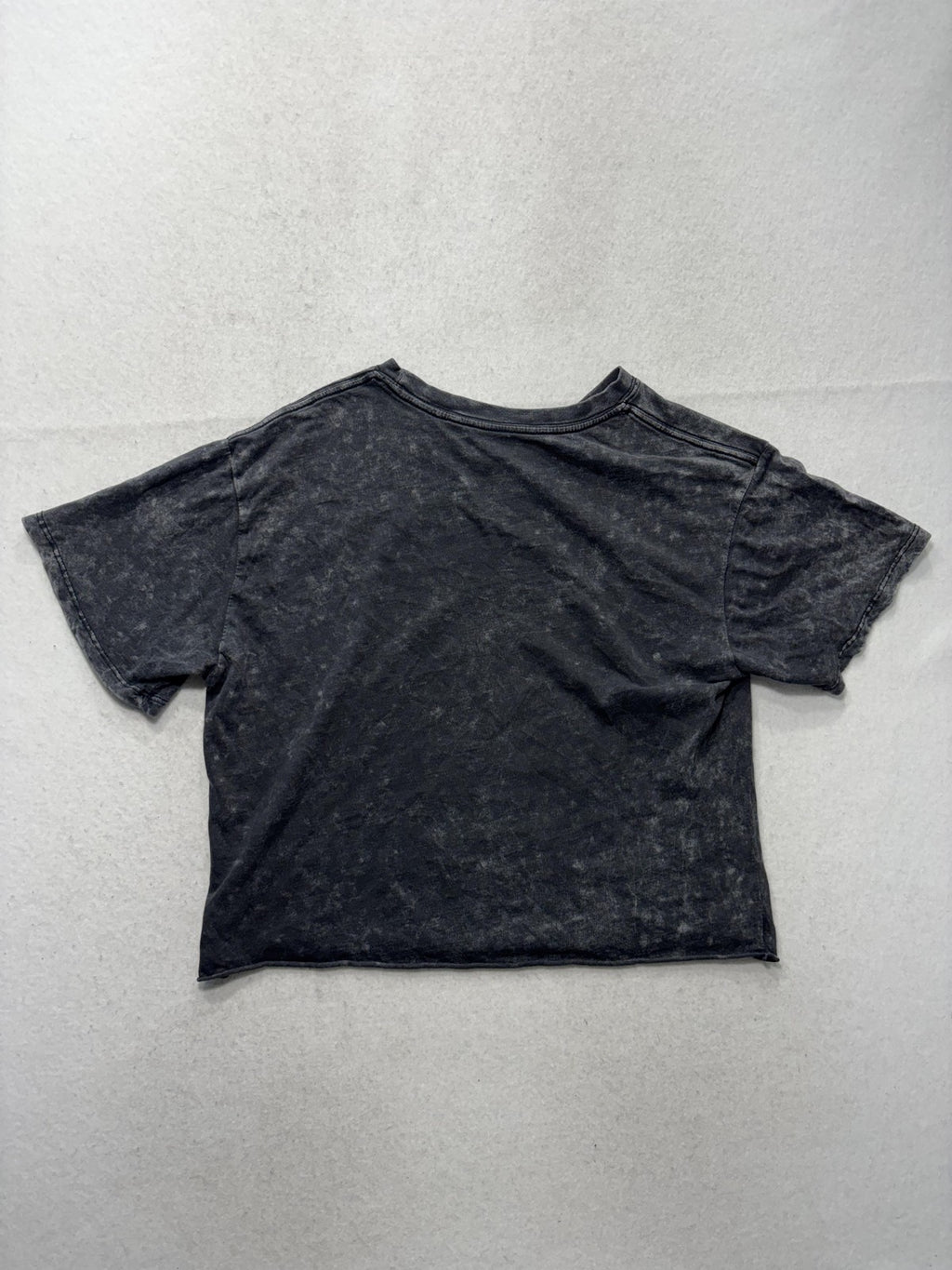 Mad Engine Shirt Womens Medium Gray Ghostbusters I've Been Slimed Cropped Tee