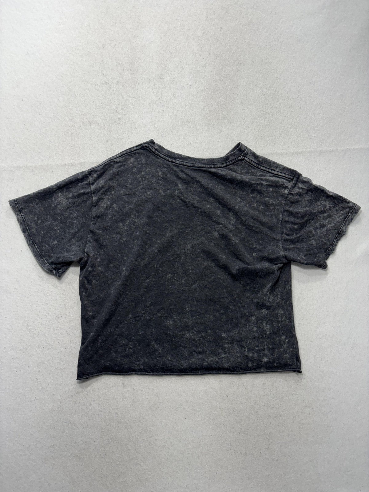Mad Engine Shirt Womens Medium Gray Ghostbusters I've Been Slimed Cropped Tee