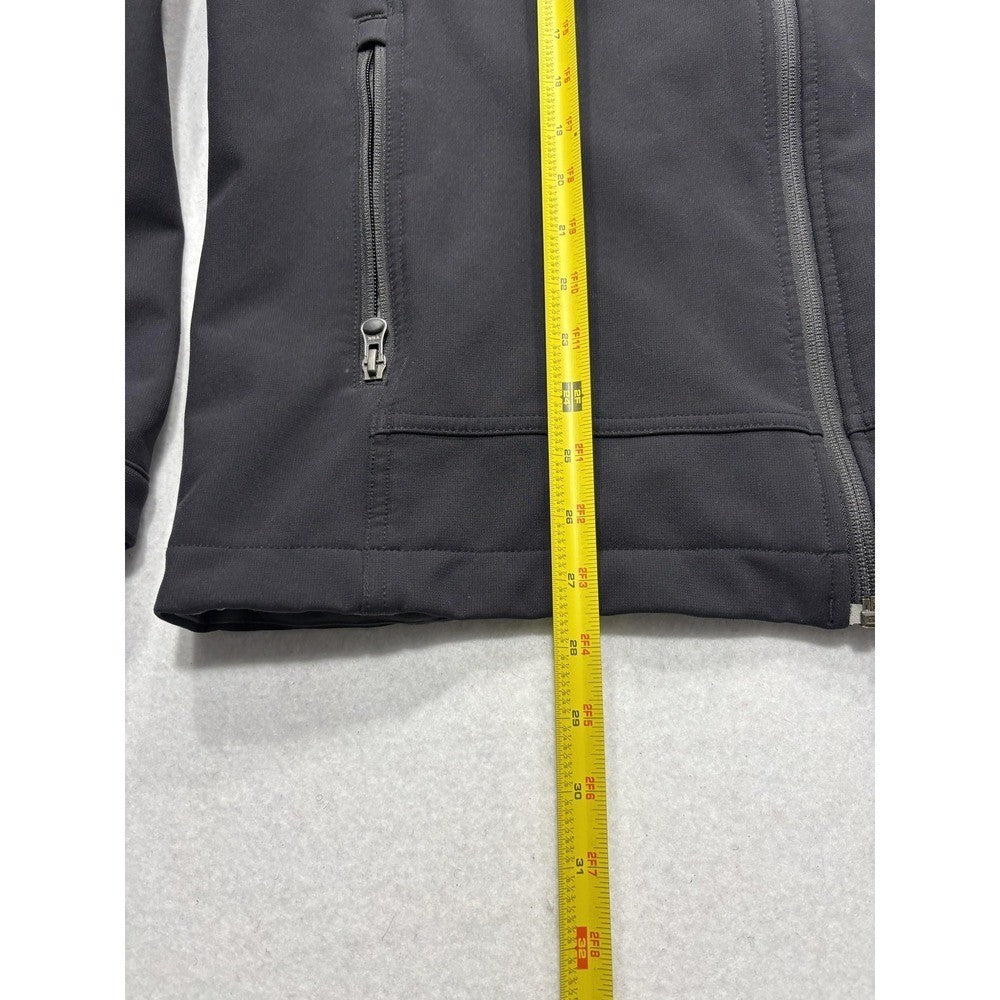REI Softshell Jacket Mens Medium Black Full Zip Stand Collar Hiking Outdoor