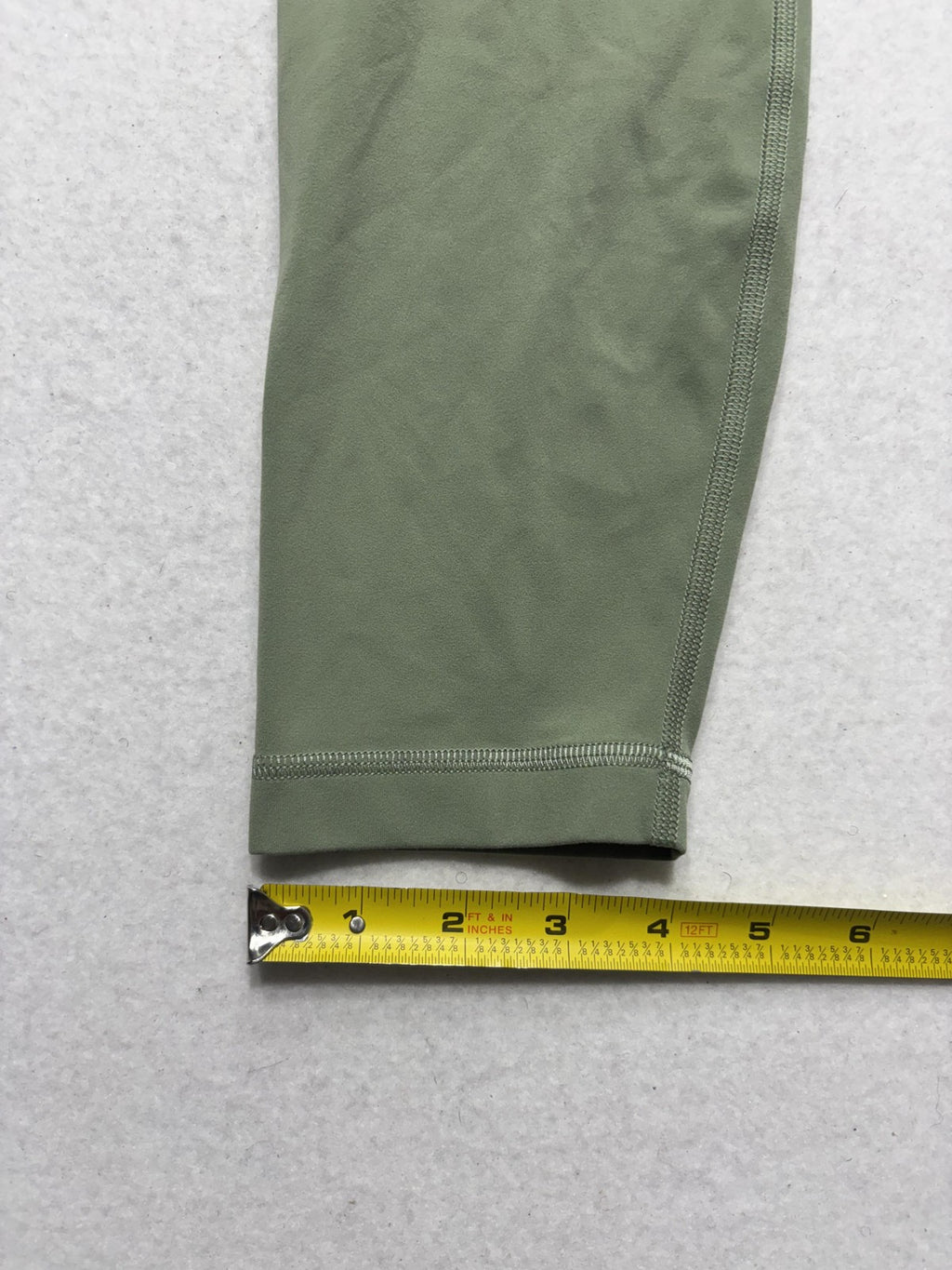 Lululemon Leggings Womens 8 Green High Rise 26" Inseam Ankle Yoga Stretch