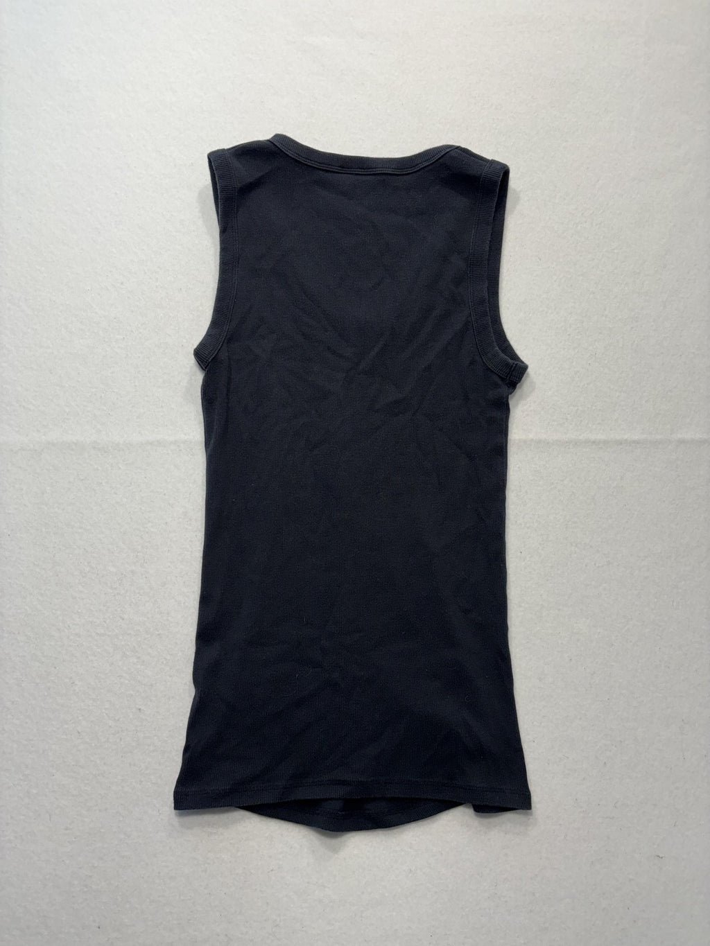 Abercrombie & Fitch Tank Womens Small Black Ribbed Knit Scoop Neck Maternity
