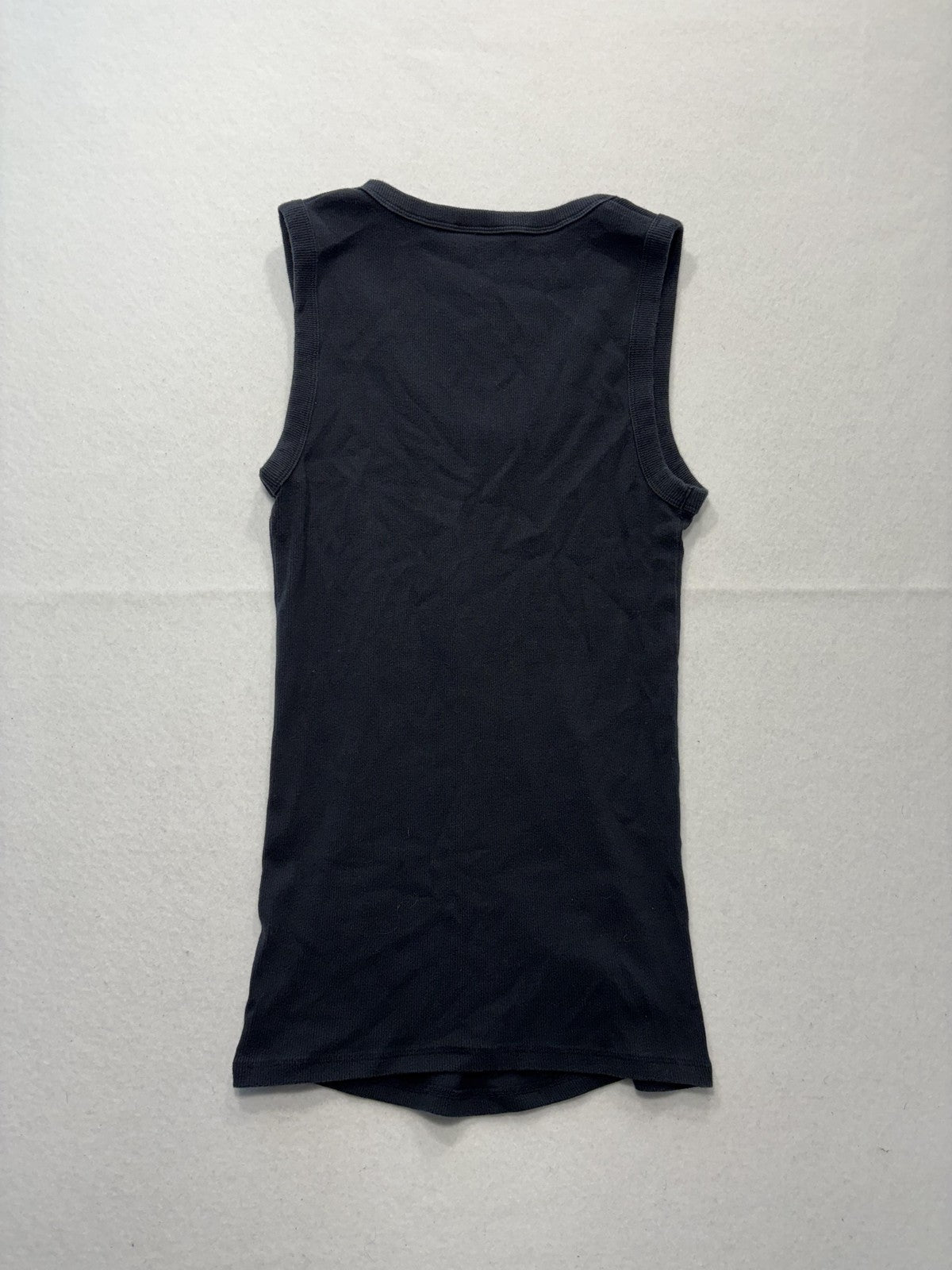 Abercrombie & Fitch Tank Womens Small Black Ribbed Knit Scoop Neck Maternity
