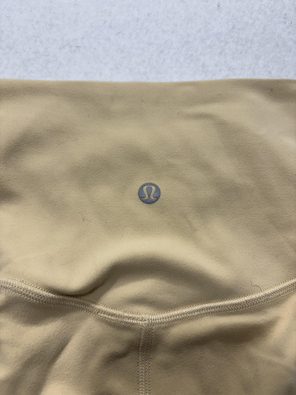 Lululemon Leggings Womens 6 Beige High Rise 21" Inseam Cropped Yoga Stretch