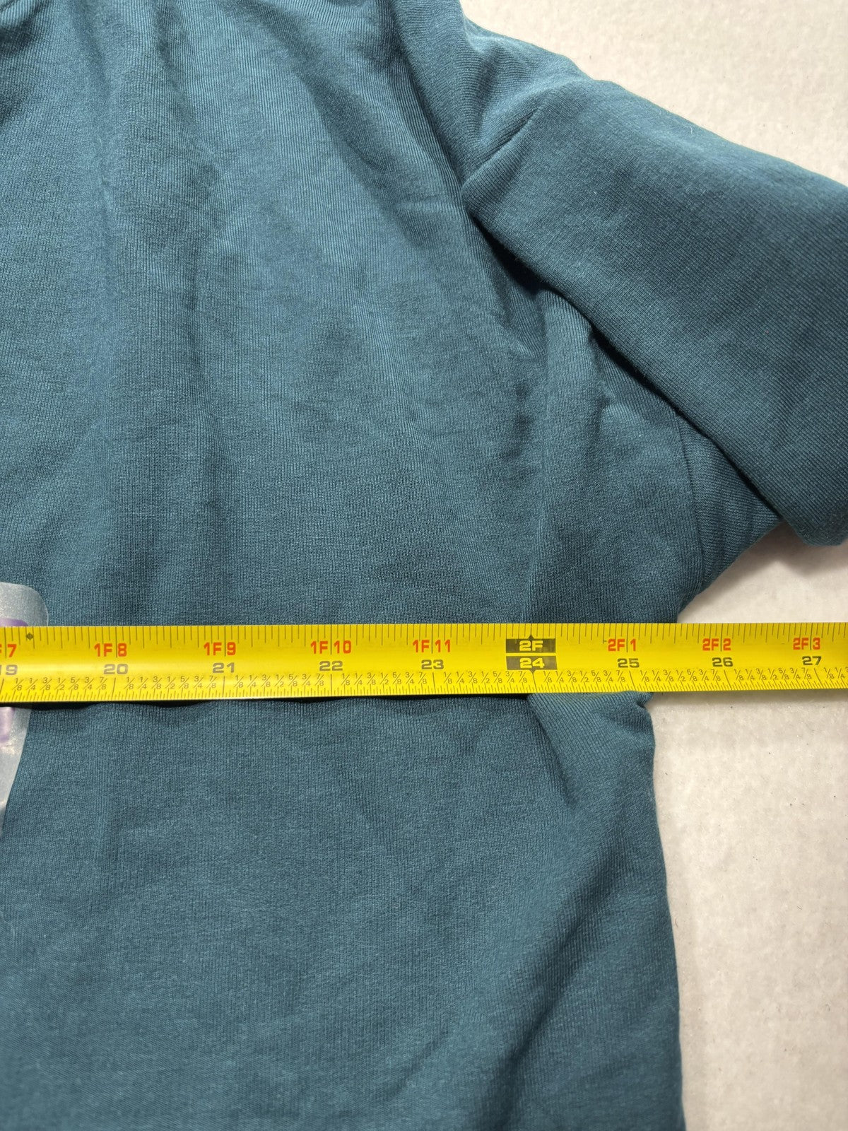 90 Degree By Reflex Tunic Sweatshirt Womens XXL Oceanic Teal Blue Fleece QB3910
