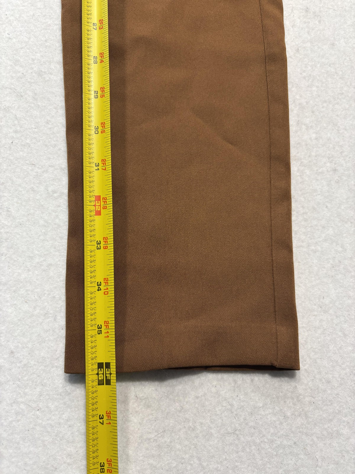 Flirtatious Brown Belted High Waist Tapered Dress Pants Juniors 9 16401245JRS