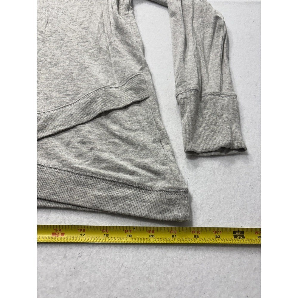 Philosophy Republic Clothing Top Womens Large Gray Long Sleeve Asymmetrical Hem