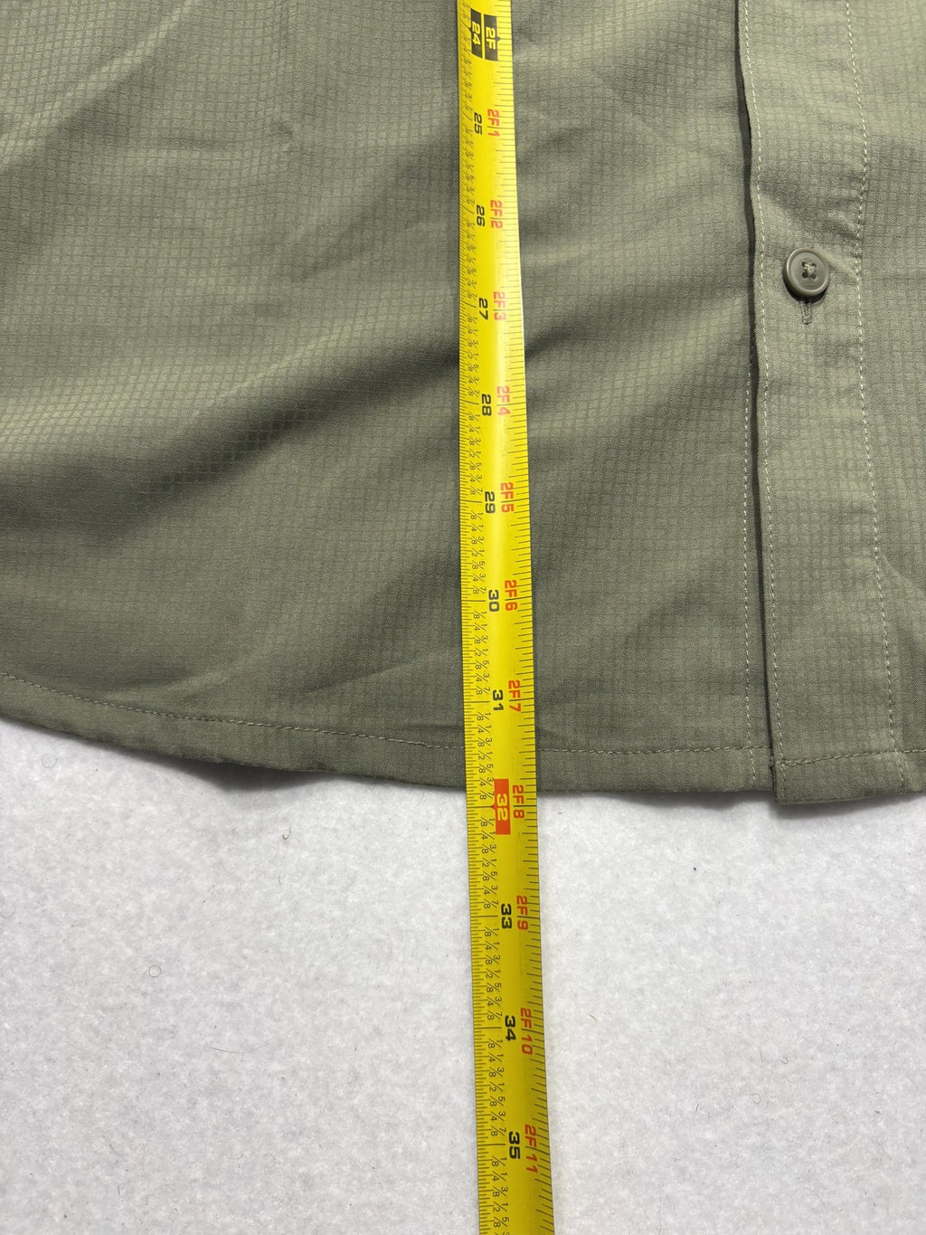 Columbia Omni-Shade Shirt Mens XL Green Long Sleeve Fishing Button Up Outdoor