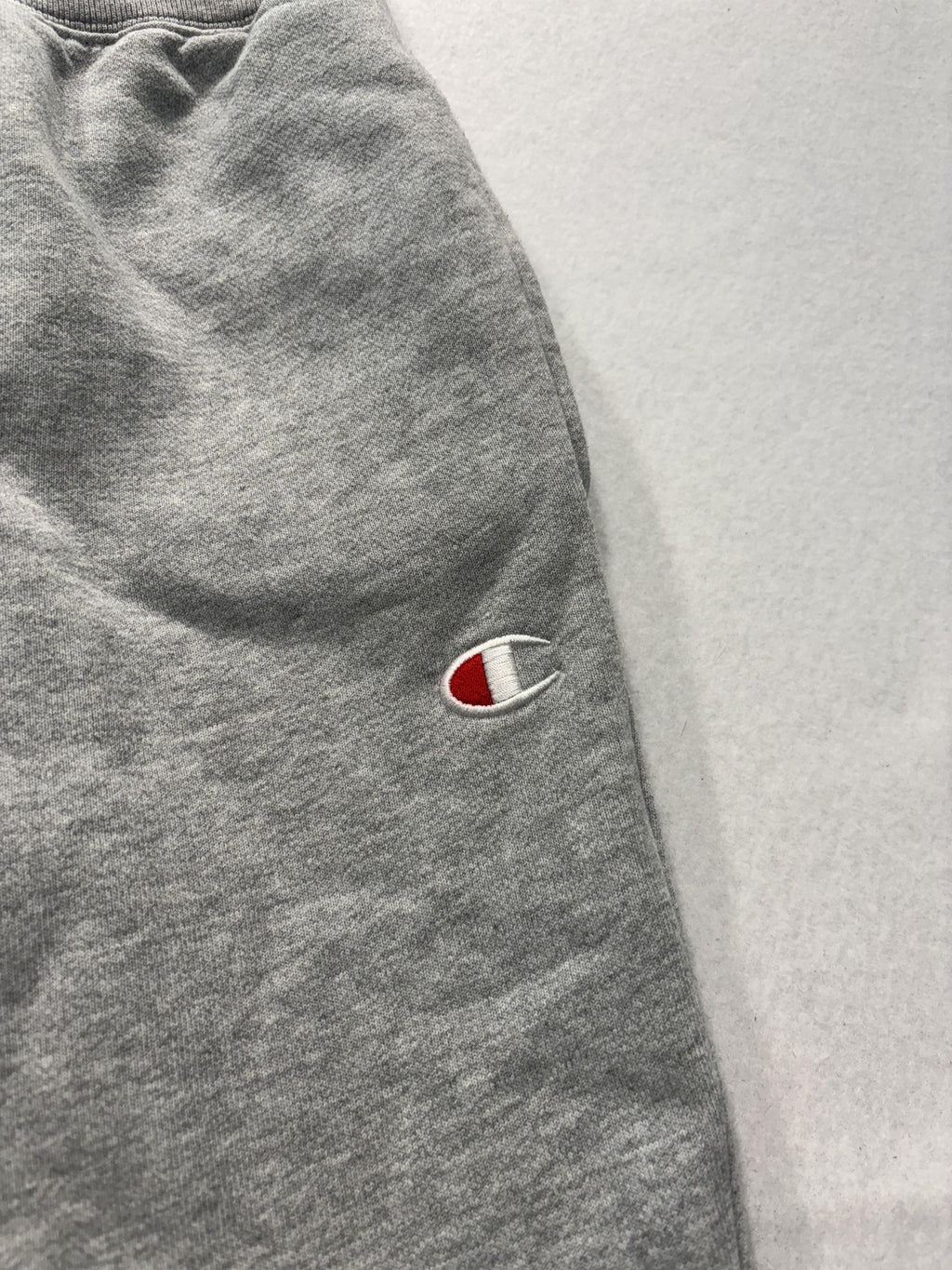 Champion Reverse Weave Sweatpants Mens Medium Gray Fleece Elastic Waist Logo