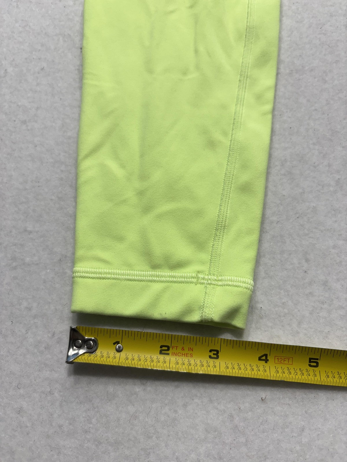 Lululemon Leggings Womens 8 Yellow High Rise Ankle Stretch Yoga Athletic Pants