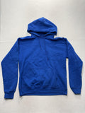 Jerzees Hoodie Mens Medium Blue NuBlend Fleece Pullover Kangaroo Pocket Solid