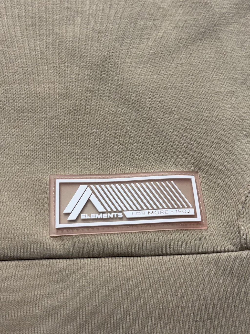 Alphalete Shirt Mens Small Beige Elements Embossed Logo Heavyweight Tee Athletic