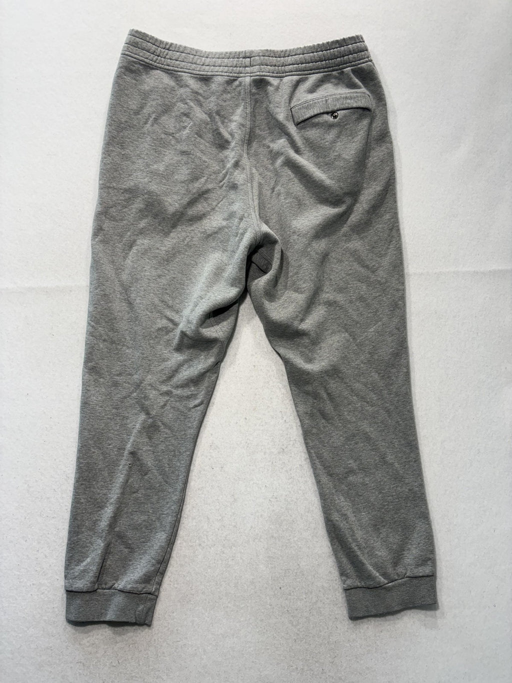 Nike Jogger Pants Mens XL Gray Fleece Elastic Waist Tapered Athletic Pockets